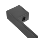 Дверна ручка STILE EHIME WC RTH чорний матовий BLACK Дверна ручка STILE EHIME WC RTH чорний матовий BLACK
