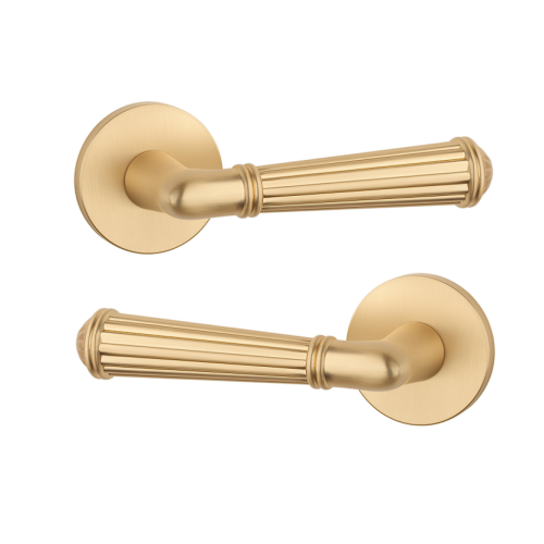 Дверна ручка STILE ARIDA R 7S ST матова латунь GOLD SATIN (тонка розетка) Дверна ручка STILE ARIDA R 7S ST матова латунь GOLD SATIN (тонка розетка)