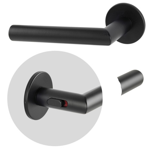 Ручка AKRA Cosmo WC R Lock BK univ, 50-57mm чорний