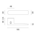 Ручка APRILE Sorella RTH Lock, чорний BK