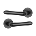 Дверна ручка APRILE Cynia R 7S AT чорний матовий BLACK