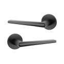 Дверна ручка STILE SALTA R 7S ST матовий чорний BLACK (тонка розетка) Дверна ручка STILE SALTA R 7S ST матовий чорний BLACK (тонка розетка)