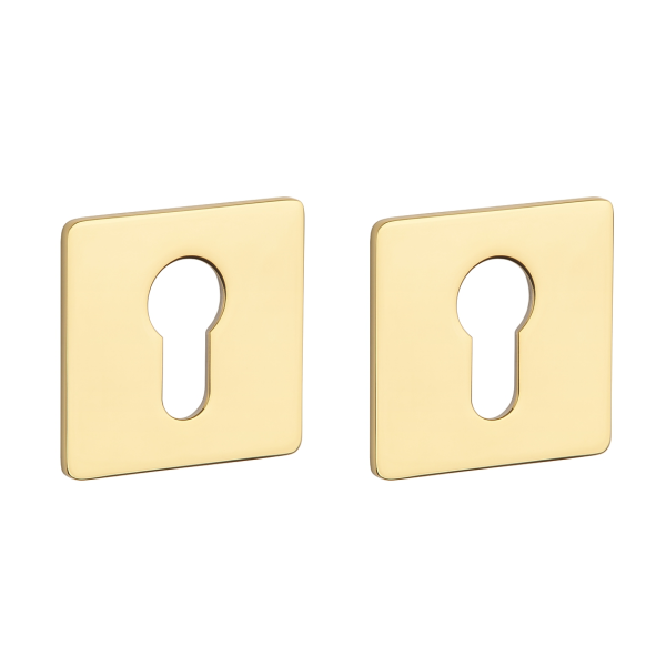 Накладка під PZ STERK Q SH ultra slim 3 мм полірована латунь GOLD PVD