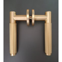Дверна ручка APRILE Molinia R 7S AT матова латунь GOLD SATIN (тонка розетка) Дверна ручка APRILE Molinia R 7S AT матова латунь GOLD SATIN (тонка розетка)
