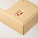 Дверна ручка APRILE Ludisia RTH Lock права, матове золото KG Дверна ручка APRILE Ludisia RTH Lock права, матове золото KG