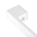 Дверна ручка STILE EHIME WC RTH білий матовий WHITE