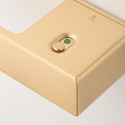 Дверна ручка APRILE Ludisia RTH Lock ліва, матове золото KG