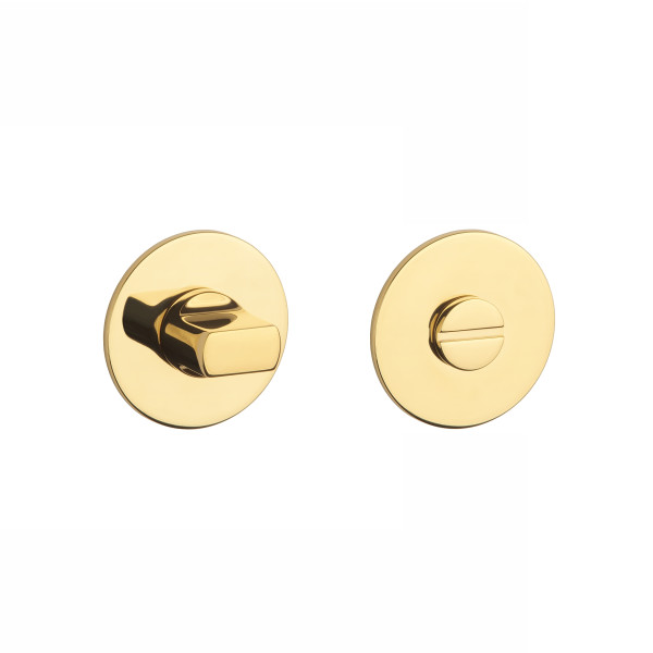 Накладка під WC STERK R SH ultra slim 3 мм полірована латунь GOLD PVD