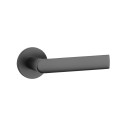 Дверна ручка STILE REWA R 7S ST матовий чорний BLACK (тонка розетка) Дверна ручка STILE REWA R 7S ST матовий чорний BLACK (тонка розетка)