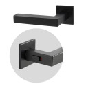 Ручка AKRA Tempo WC Q Lock BK univ, 38-45mm чорний