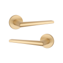 Дверна ручка STILE SALTA R 7S ST матова латунь GOLD SATIN (тонка розетка) Дверна ручка STILE SALTA R 7S ST матова латунь GOLD SATIN (тонка розетка)