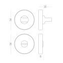 НАКЛАДКА ПІД WC Tt11 SS НЕРЖАВІЮЧА СТАЛЬ