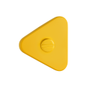 Накладка під WC T14 YELLOW жовта