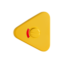 Накладка під WC з індикатором T14I YELLOW жовта