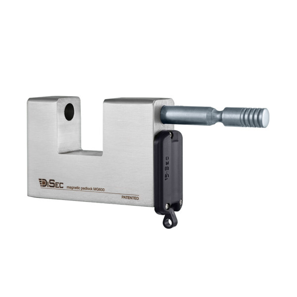 Замок висячий DISEC MG600 MAGNETIC_6G KM0P20 3KEY SLID_shackle 20мм 12мм BOX