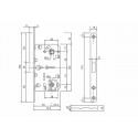 SIBA Механізм магнітний WC MLK-04 (Polaris) матовий нікель SN