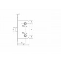 SIBA Механізм WC 6250 (ВТ WC) полірована латунь PВ