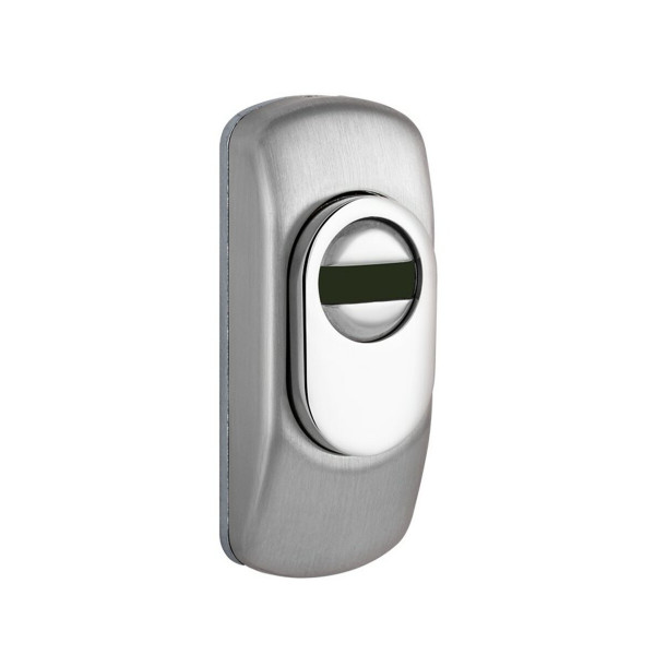 Протектор DISEC GUARD SG15 DIN_FOR_PROFILE_DOOR OVAL 25мм Нерж.сталь_мат