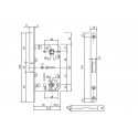 SIBA Механізм безшумний WC SB9650 (Evolution), полірована латунь PB