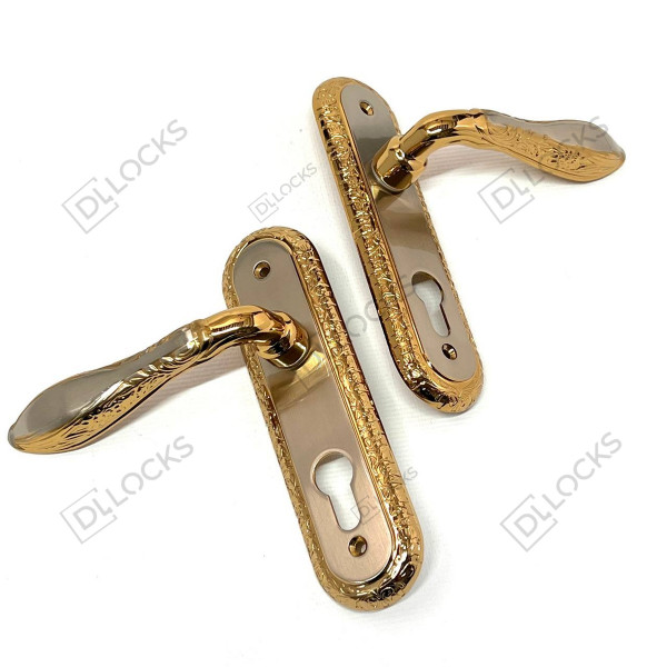 Ручки на планке OZCANLAR - ZN  Zara Yale 62mm золото / сатин
