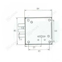 Замок накладний сейфовий ЗН4-6/12 У2 985810