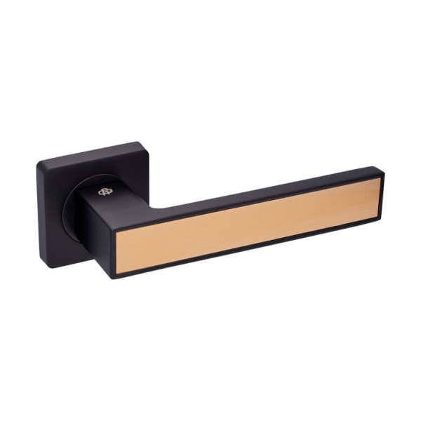 Ручки дверна на розеті GAVROCHE MAGNIUM MGA1BG  BLACK/GOLD чорний/золото