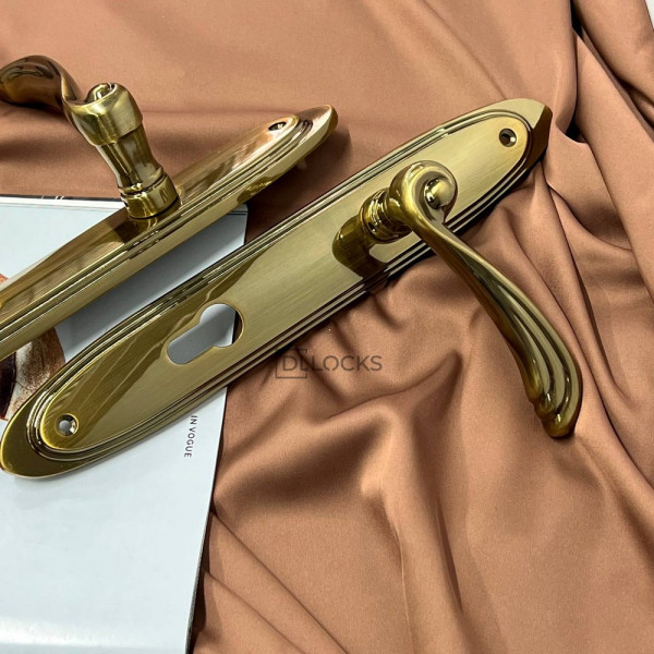 Ручки на планці Imperial ZN Siena 85 mm YAB - кава глянець