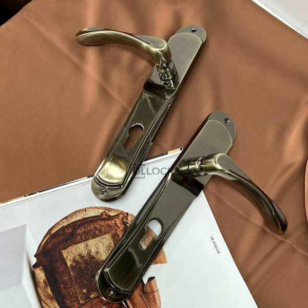 Ручки на планці Imperial ZN Florida 85 mm AB - бронза