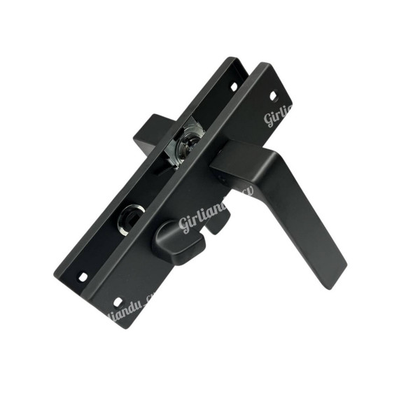 Ручка на планці AL Trion Flash - WC 62mm black матовий чорний