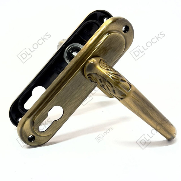 Ручки на планке OZCANLAR - ZN  Yakut Yale 62mm матовая бронза