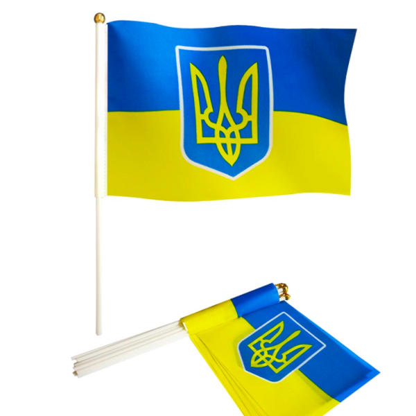Прапорець Україна ГЕРБ